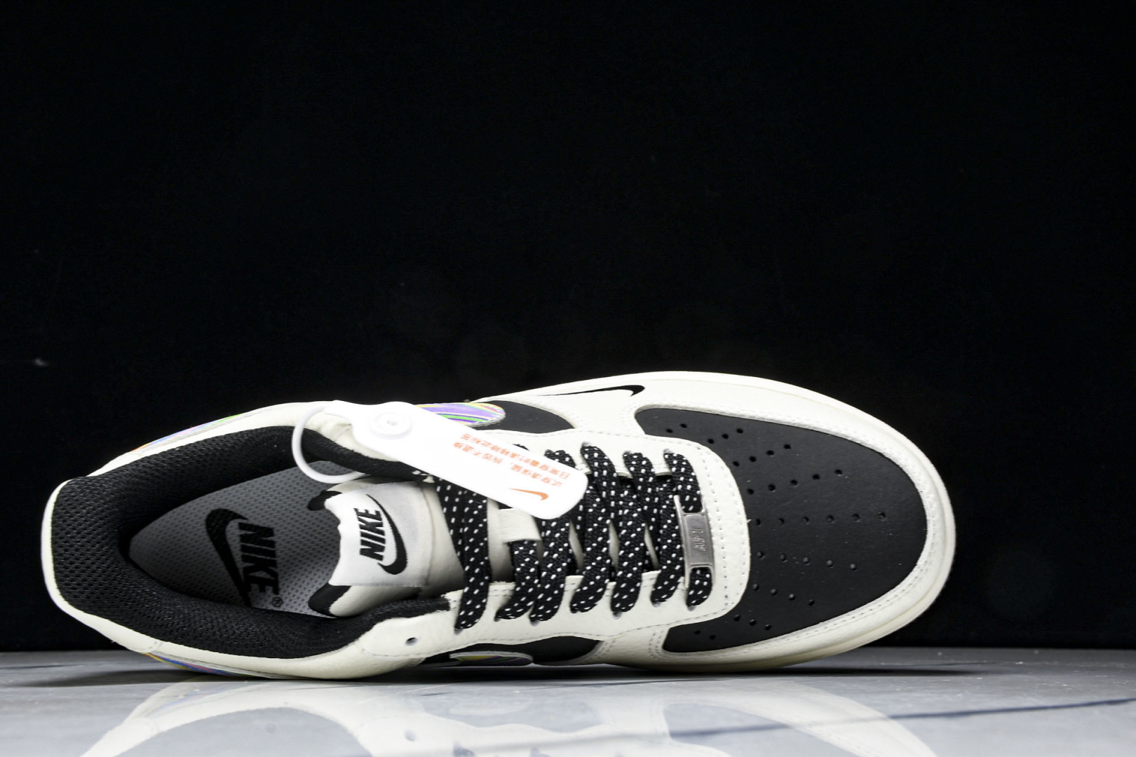 NK Air Force 1'07 Low Fod联名 白灰七彩勾 空军一号低帮休闲板鞋 LW9279-