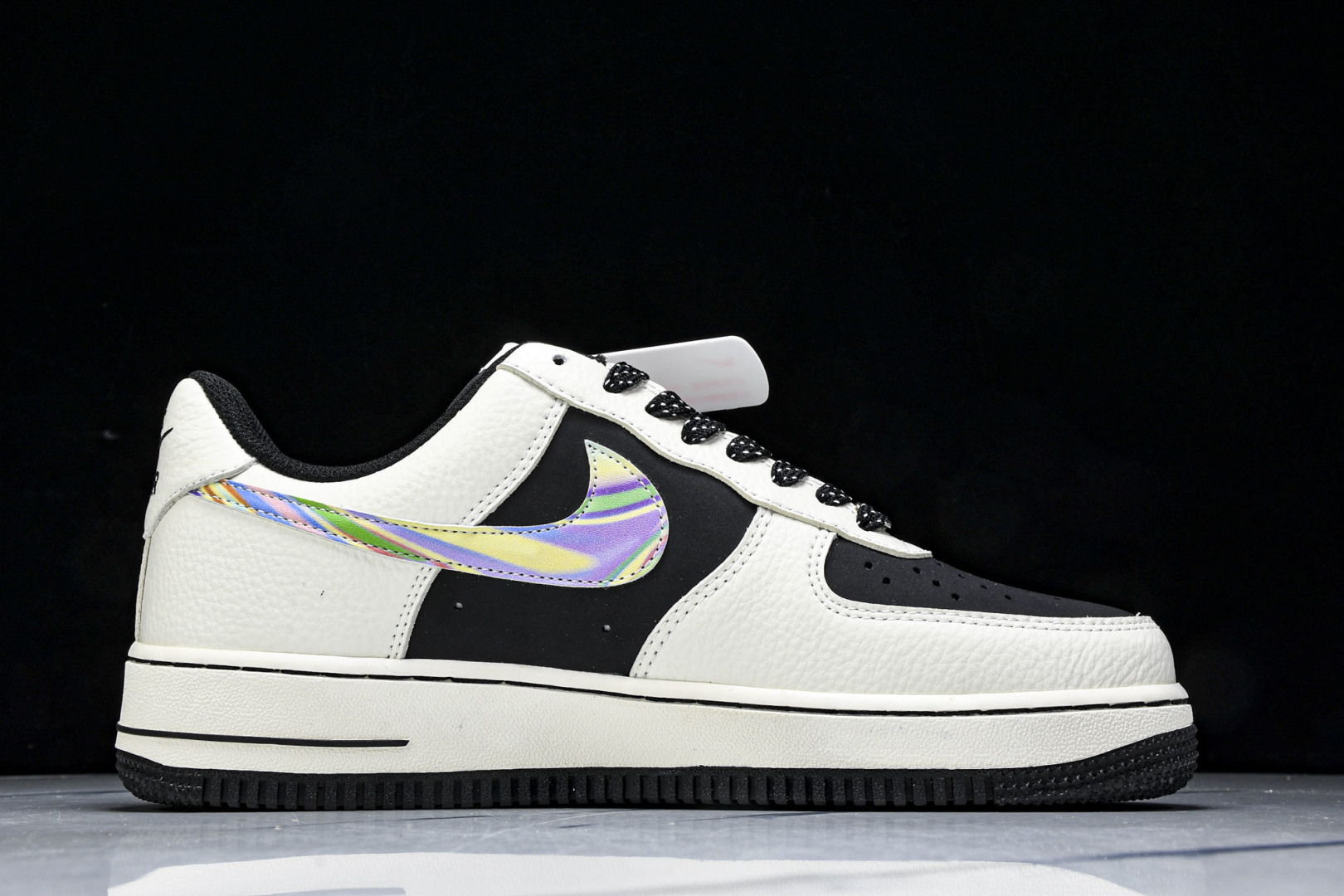 NK Air Force 1'07 Low Fod联名 白灰七彩勾 空军一号低帮休闲板鞋 LW9279-