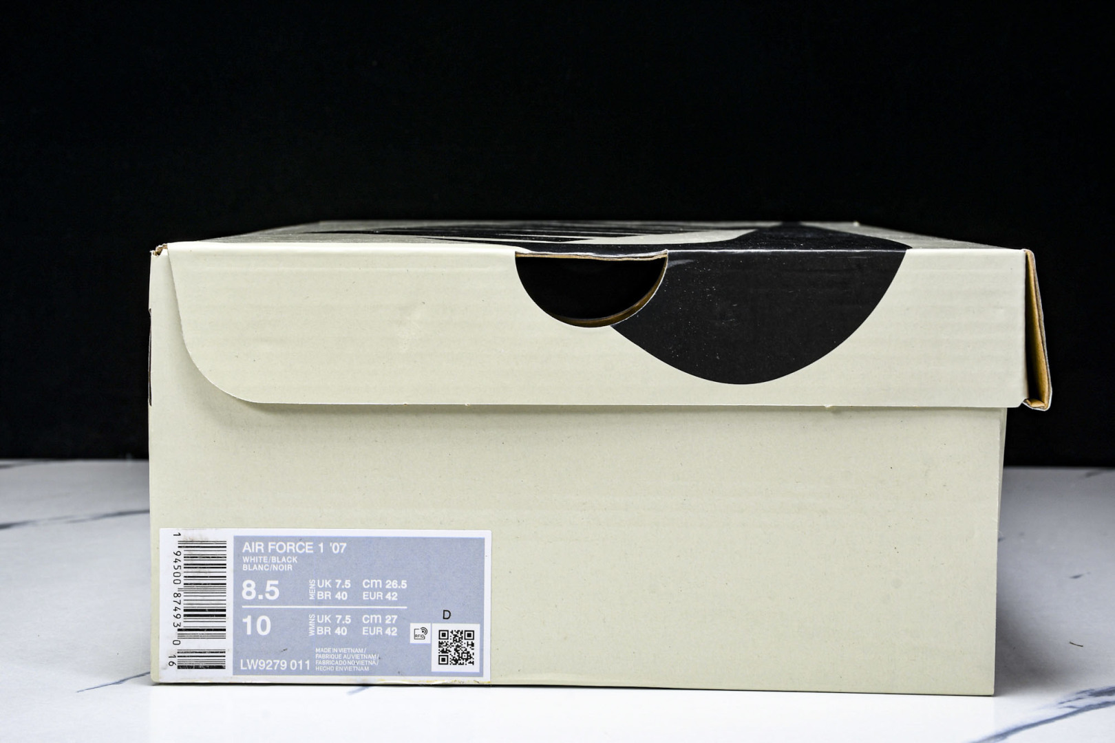 NK Air Force 1'07 Low Fod联名 白灰七彩勾 空军一号低帮休闲板鞋 LW9279-