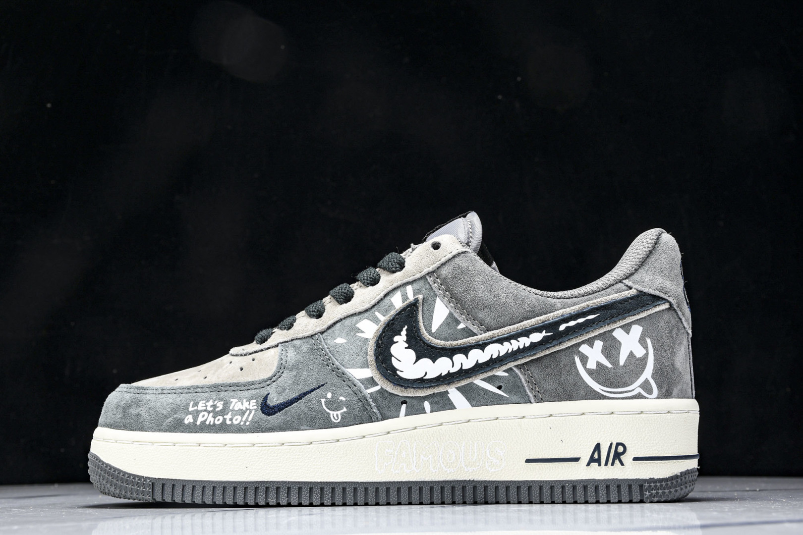 NK Air Force 1'07 Low Grey faced Prince 灰脸王子 空军一号低帮休