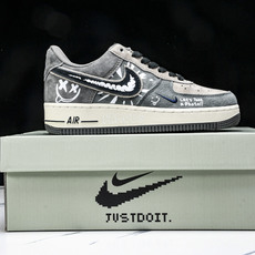 NK Air Force 1'07 Low Grey faced Prince 灰脸王子 空军一号低帮休 NK Air Force 1'07 Low Grey faced Prince 灰脸王子 空军一号低帮休