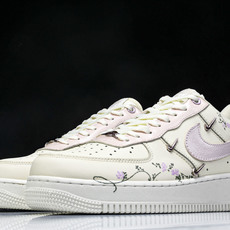NK Air Force 1'07 Low Light Pink Flowers 手绘涂鸦 浅粉漫花 空 NK Air Force 1'07 Low Light Pink Flowers 手绘涂鸦 浅粉漫花 空