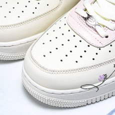 NK Air Force 1'07 Low Light Pink Flowers 手绘涂鸦 浅粉漫花 空 NK Air Force 1'07 Low Light Pink Flowers 手绘涂鸦 浅粉漫花 空