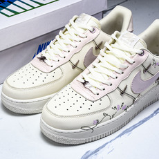 NK Air Force 1'07 Low Light Pink Flowers 手绘涂鸦 浅粉漫花 空 NK Air Force 1'07 Low Light Pink Flowers 手绘涂鸦 浅粉漫花 空