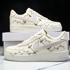 NK Air Force 1'07 Low Light Pink Flowers 手绘涂鸦 浅粉漫花 空 NK Air Force 1'07 Low Light Pink Flowers 手绘涂鸦 浅粉漫花 空