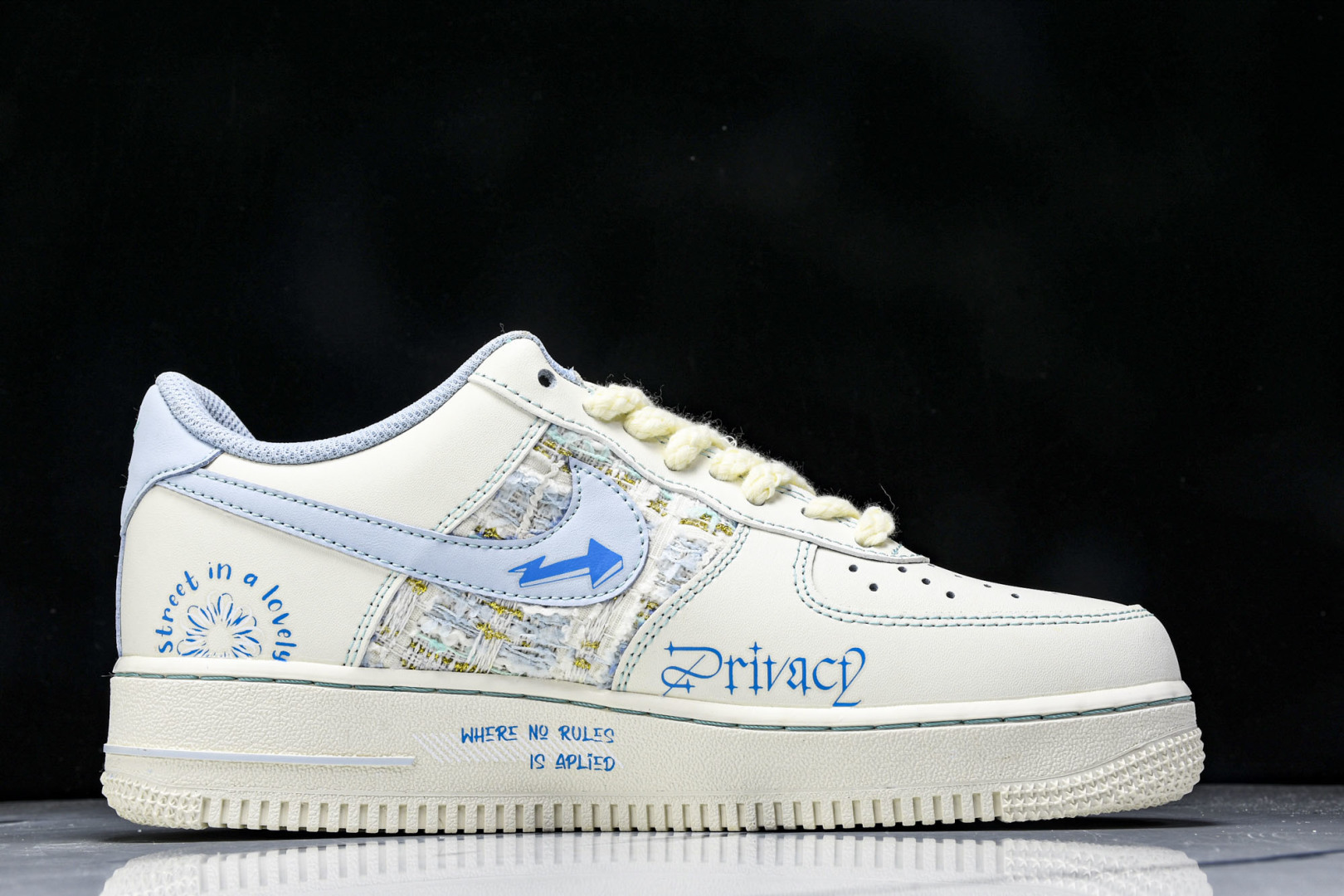 NK Air Force 1'07 Low Love Words 小香风系列 蓝言情话 空军一号低帮休闲