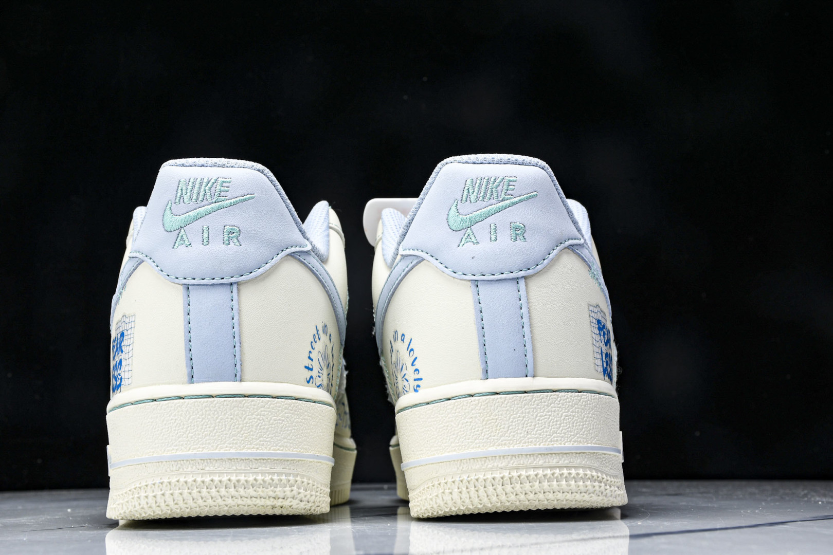 NK Air Force 1'07 Low Love Words 小香风系列 蓝言情话 空军一号低帮休闲