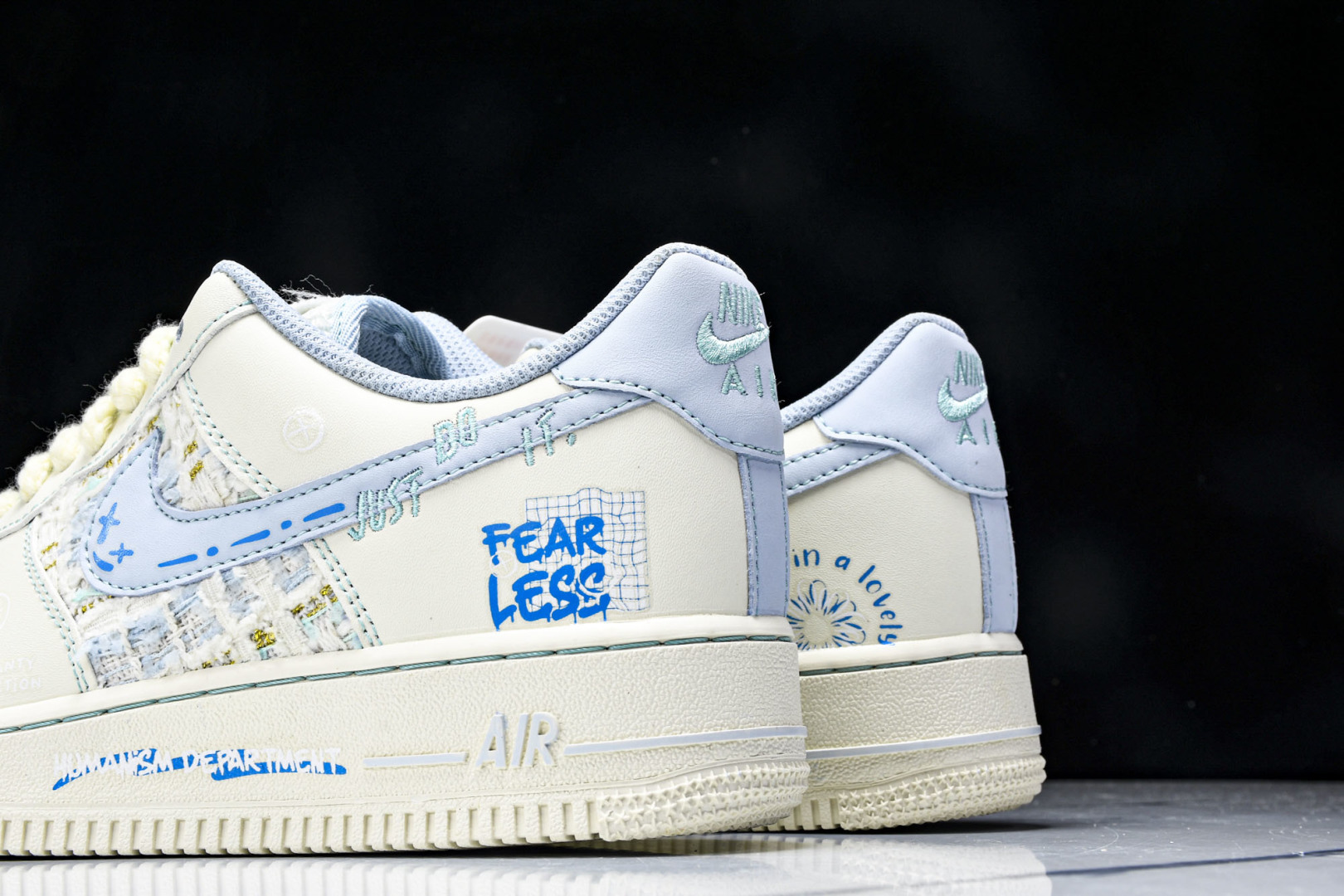 NK Air Force 1'07 Low Love Words 小香风系列 蓝言情话 空军一号低帮休闲