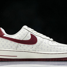 NK Air Force 1'07 Low LV联名 白红 空军一号低帮休闲板鞋 LW9279-015 NK Air Force 1'07 Low LV联名 白红 空军一号低帮休闲板鞋 LW9279-015