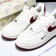 NK Air Force 1'07 Low LV联名 白红 空军一号低帮休闲板鞋 LW9279-015 NK Air Force 1'07 Low LV联名 白红 空军一号低帮休闲板鞋 LW9279-015