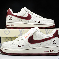NK Air Force 1'07 Low LV联名 白红 空军一号低帮休闲板鞋 LW9279-015 NK Air Force 1'07 Low LV联名 白红 空军一号低帮休闲板鞋 LW9279-015