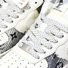 NK Air Force 1'07 Low LV联名 黑灰印花牛仔 空军一号低帮休闲板鞋 XS1958- NK Air Force 1'07 Low LV联名 黑灰印花牛仔 空军一号低帮休闲板鞋 XS1958-