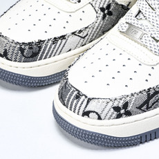 NK Air Force 1'07 Low LV联名 黑灰印花牛仔 空军一号低帮休闲板鞋 XS1958- NK Air Force 1'07 Low LV联名 黑灰印花牛仔 空军一号低帮休闲板鞋 XS1958-