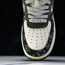 NK Air Force 1'07 Low LV联名 黑金 空军一号低帮休闲板鞋 JJ2508-703 NK Air Force 1'07 Low LV联名 黑金 空军一号低帮休闲板鞋 JJ2508-703