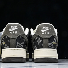 NK Air Force 1'07 Low LV联名 黑金 空军一号低帮休闲板鞋 JJ2508-703 NK Air Force 1'07 Low LV联名 黑金 空军一号低帮休闲板鞋 JJ2508-703