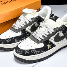 NK Air Force 1'07 Low LV联名 黑金 空军一号低帮休闲板鞋 JJ2508-703 NK Air Force 1'07 Low LV联名 黑金 空军一号低帮休闲板鞋 JJ2508-703