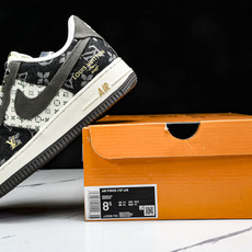 NK Air Force 1'07 Low LV联名 黑金 空军一号低帮休闲板鞋 JJ2508-703 NK Air Force 1'07 Low LV联名 黑金 空军一号低帮休闲板鞋 JJ2508-703