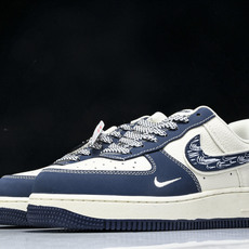 NK Air Force 1'07 Low LV联名 花布蓝勾 空军一号低帮休闲板鞋 DF0188-06 NK Air Force 1'07 Low LV联名 花布蓝勾 空军一号低帮休闲板鞋 DF0188-06