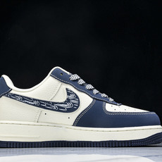 NK Air Force 1'07 Low LV联名 花布蓝勾 空军一号低帮休闲板鞋 DF0188-06 NK Air Force 1'07 Low LV联名 花布蓝勾 空军一号低帮休闲板鞋 DF0188-06
