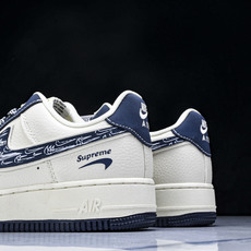 NK Air Force 1'07 Low LV联名 花布蓝勾 空军一号低帮休闲板鞋 DF0188-06 NK Air Force 1'07 Low LV联名 花布蓝勾 空军一号低帮休闲板鞋 DF0188-06