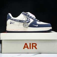 NK Air Force 1'07 Low LV联名 花布蓝勾 空军一号低帮休闲板鞋 DF0188-06 NK Air Force 1'07 Low LV联名 花布蓝勾 空军一号低帮休闲板鞋 DF0188-06