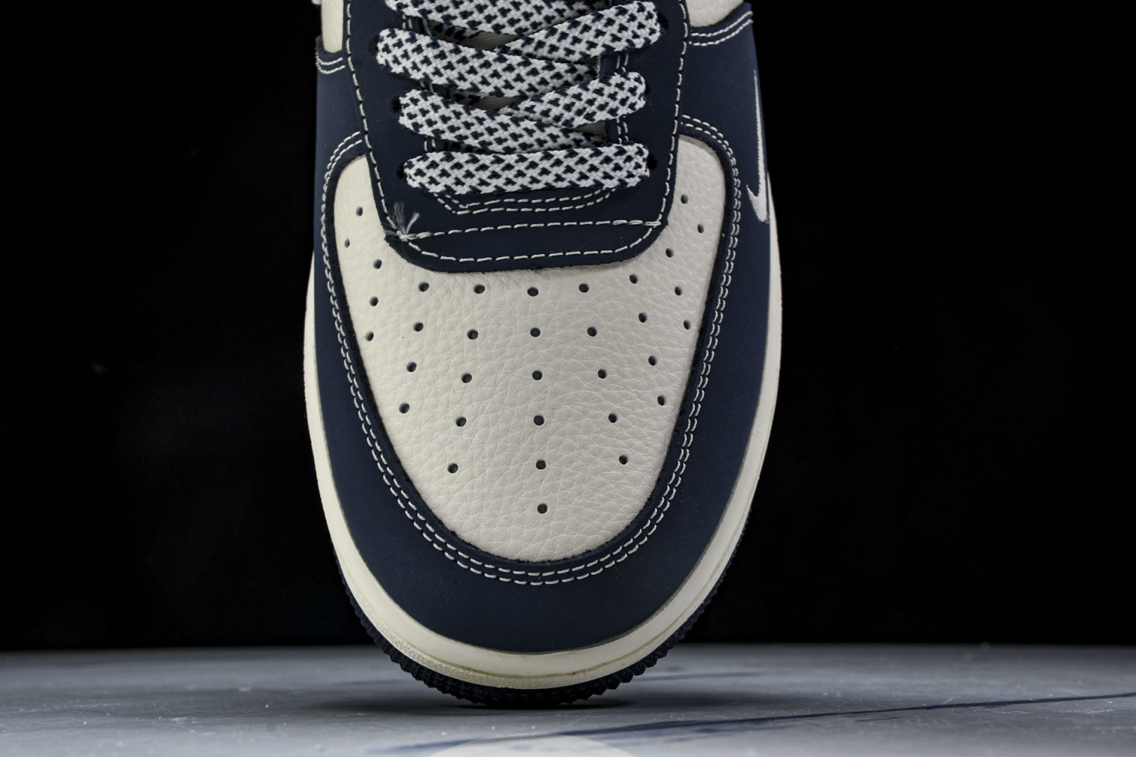 NK Air Force 1'07 Low LV联名 花布蓝勾 空军一号低帮休闲板鞋 DF0188-06