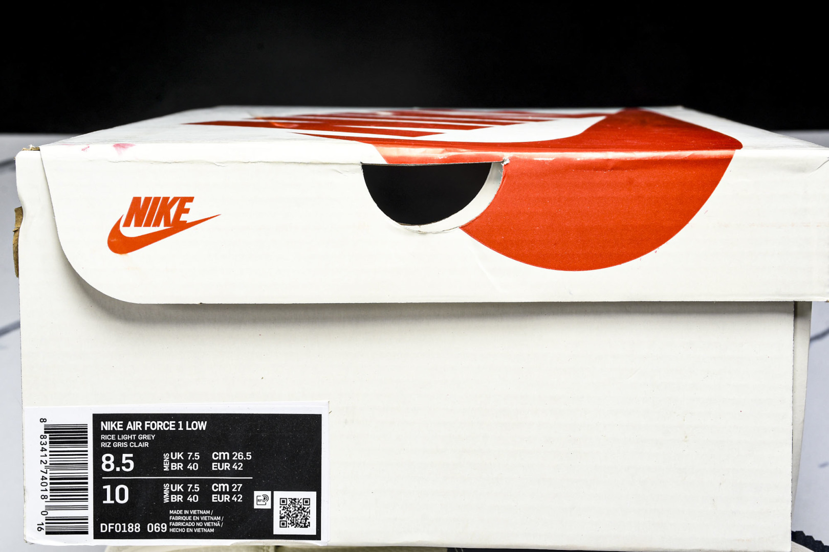 NK Air Force 1'07 Low LV联名 花布蓝勾 空军一号低帮休闲板鞋 DF0188-06