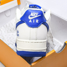 NK Air Force 1'07 Low LV联名 花布蓝勾 空军一号低帮休闲板鞋 XS1958-58 NK Air Force 1'07 Low LV联名 花布蓝勾 空军一号低帮休闲板鞋 XS1958-58