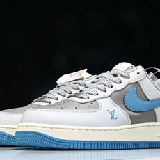 NK Air Force 1'07 Low LV联名 灰蓝底 空军一号低帮休闲板鞋 JJ2508-704 NK Air Force 1'07 Low LV联名 灰蓝底 空军一号低帮休闲板鞋 JJ2508-704