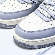NK Air Force 1'07 Low LV联名 灰蓝帆布抽绳 空军一号低帮休闲板鞋 DM6868- NK Air Force 1'07 Low LV联名 灰蓝帆布抽绳 空军一号低帮休闲板鞋 DM6868-