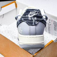 NK Air Force 1'07 Low LV联名 灰蓝帆布抽绳 空军一号低帮休闲板鞋 DM6868- NK Air Force 1'07 Low LV联名 灰蓝帆布抽绳 空军一号低帮休闲板鞋 DM6868-