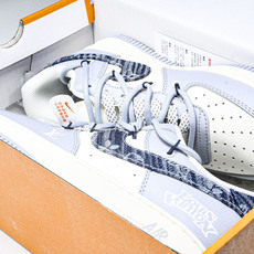 NK Air Force 1'07 Low LV联名 灰蓝帆布抽绳 空军一号低帮休闲板鞋 DM6868- NK Air Force 1'07 Low LV联名 灰蓝帆布抽绳 空军一号低帮休闲板鞋 DM6868-