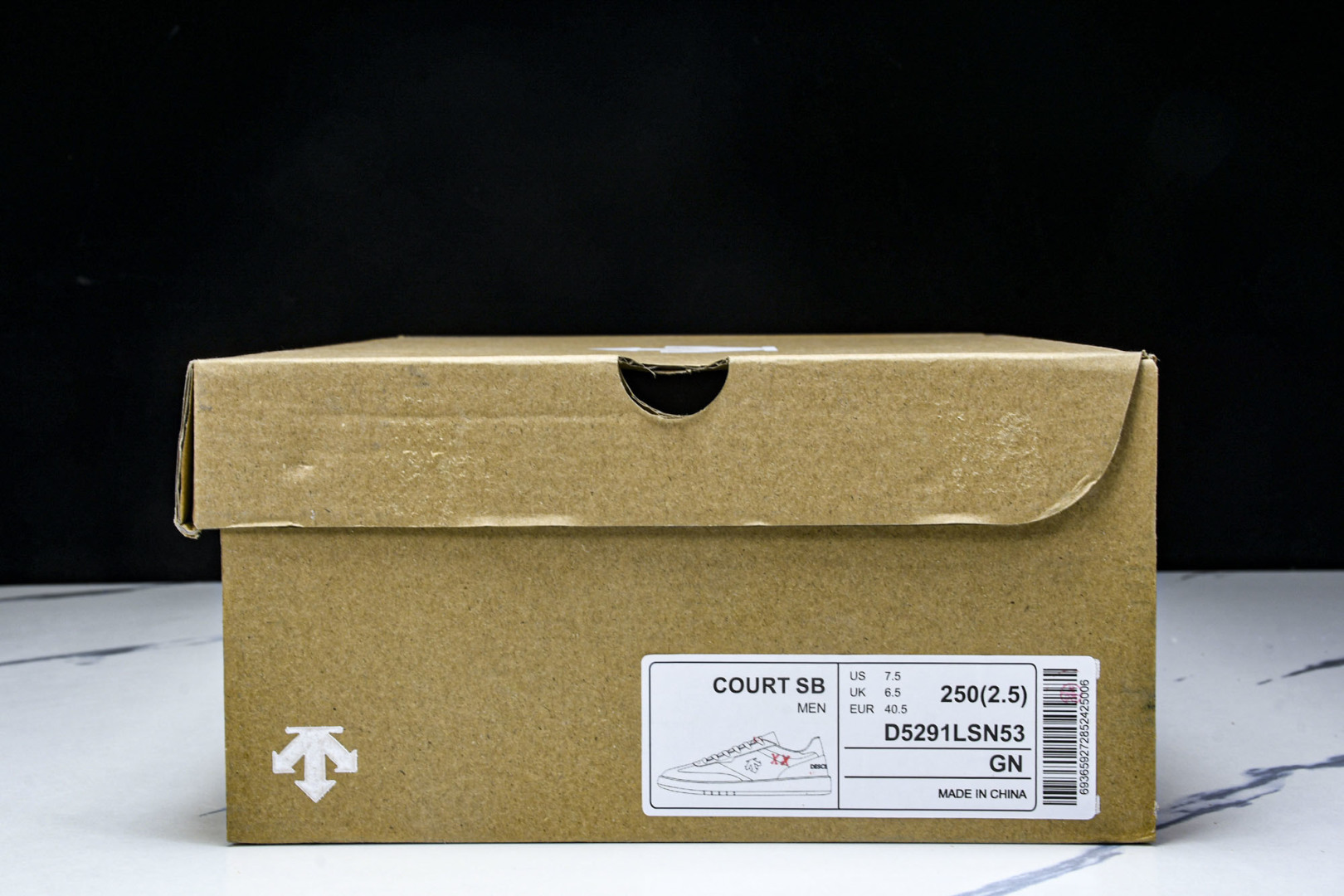  迪桑特 DESCENTE Chron 复古舒适百搭耐磨低帮生活休闲鞋 D5291LSN53 尺寸36 
