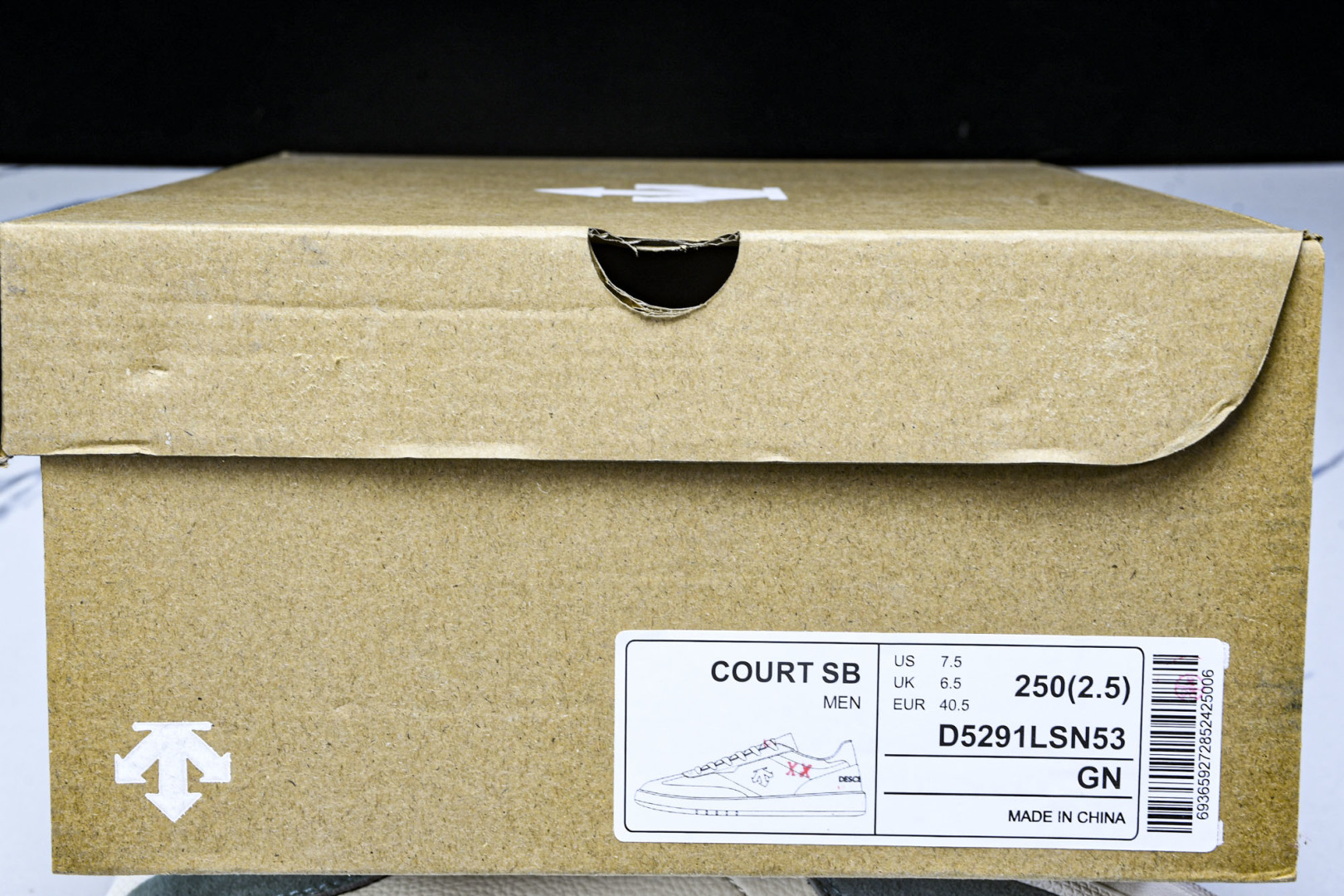  迪桑特 DESCENTE Chron 复古舒适百搭耐磨低帮生活休闲鞋 D5291LSN53 尺寸36 