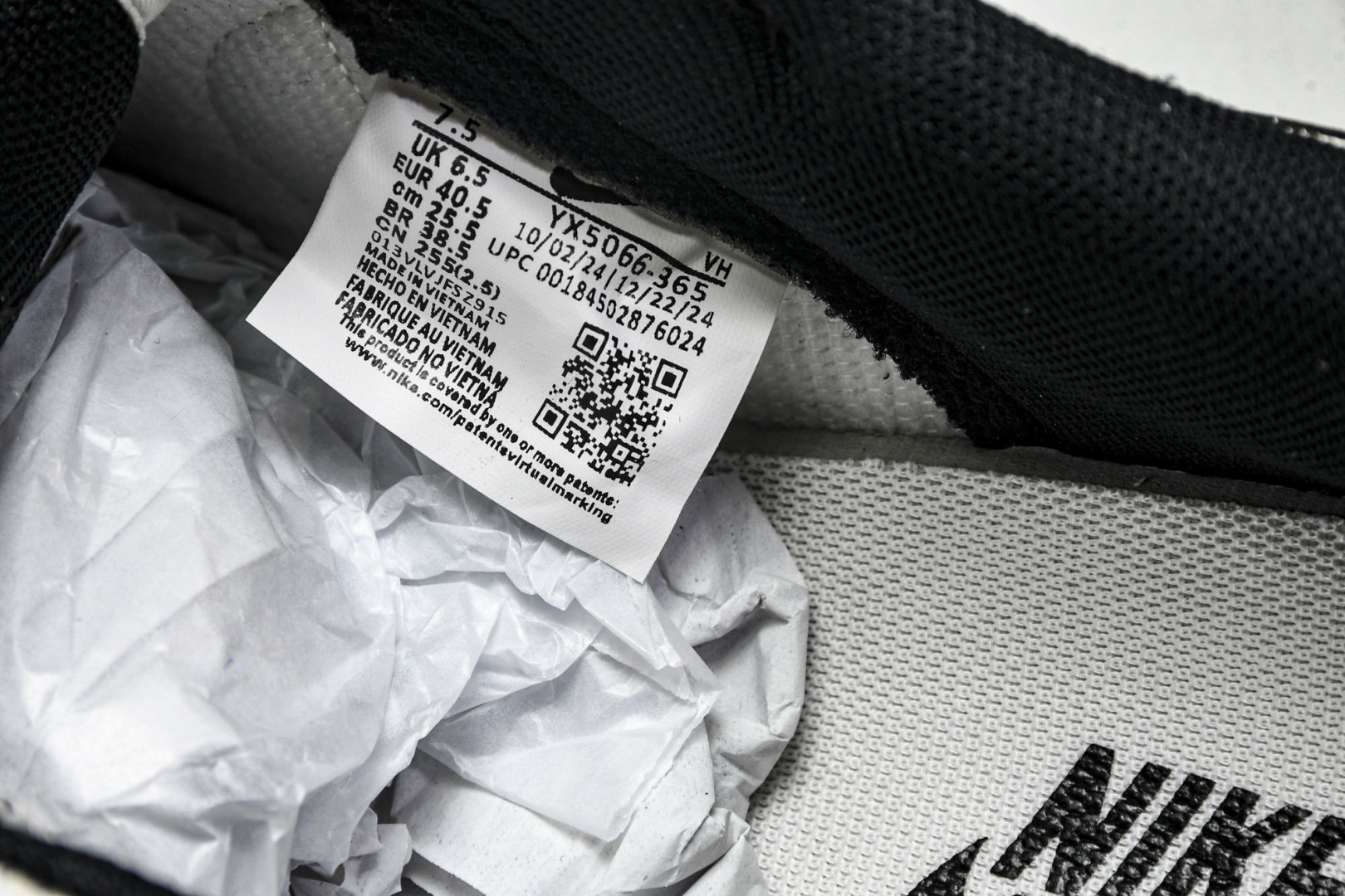  Nike SB Dunk Low LV联名 黑勾印花 周年高端定制 低帮休闲板鞋 YX5066-365