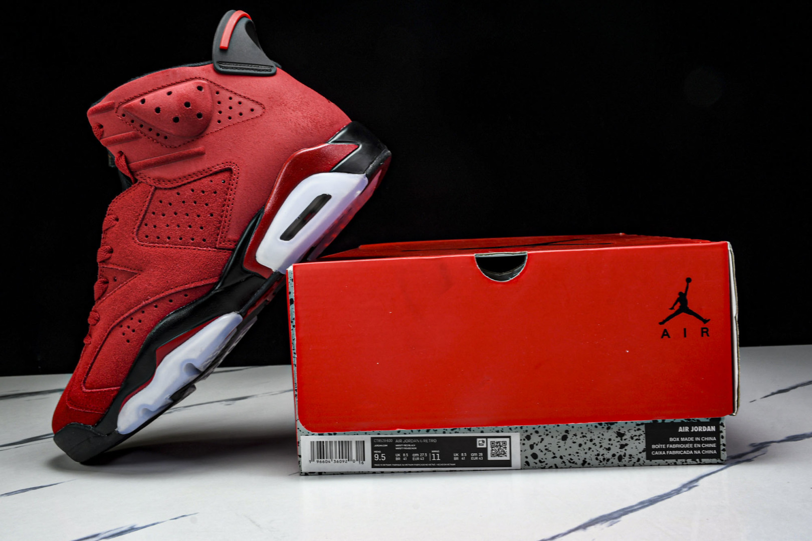AJ6红 尺码40-47.5

纯原出品-Jordan Air Jordan 6 Retro Toro 