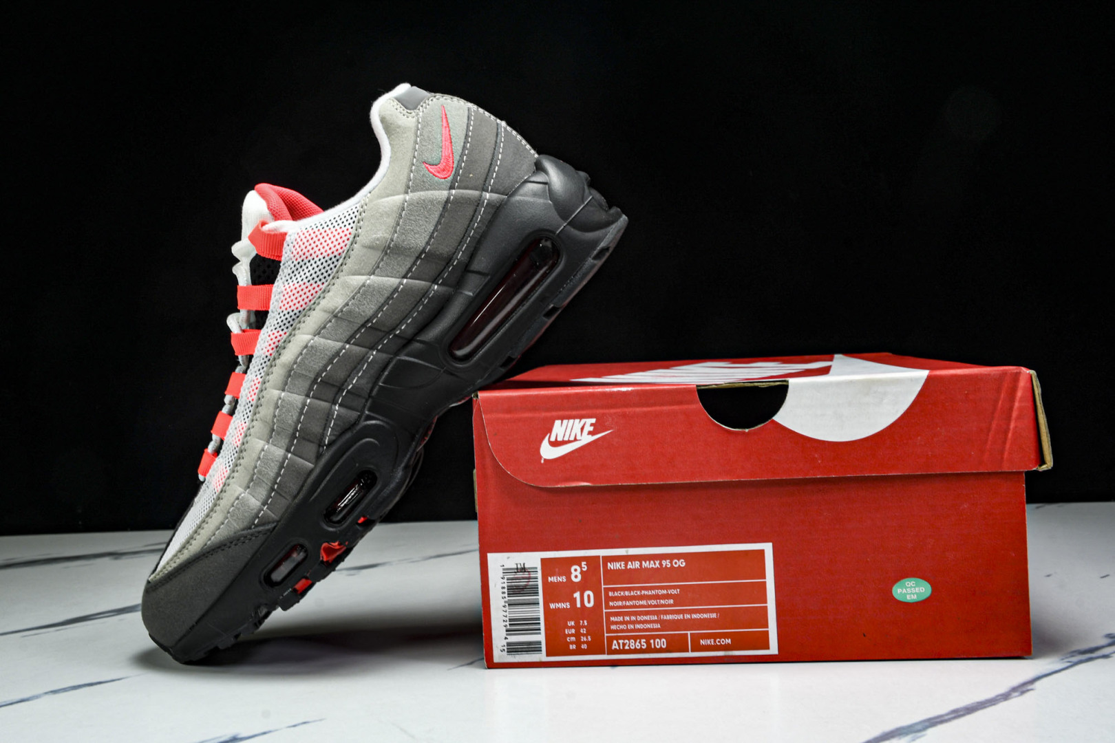  NK Air Max 95 复古减震气垫跑鞋 AT2865 100 尺寸 36 36.5 37.5 3