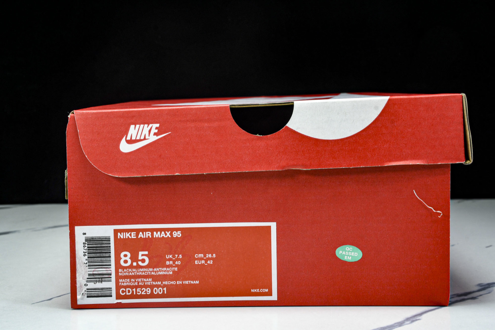  NK Air Max 95 复古减震气垫跑鞋 CD1529-001 尺寸 36 36.5 37.5 3