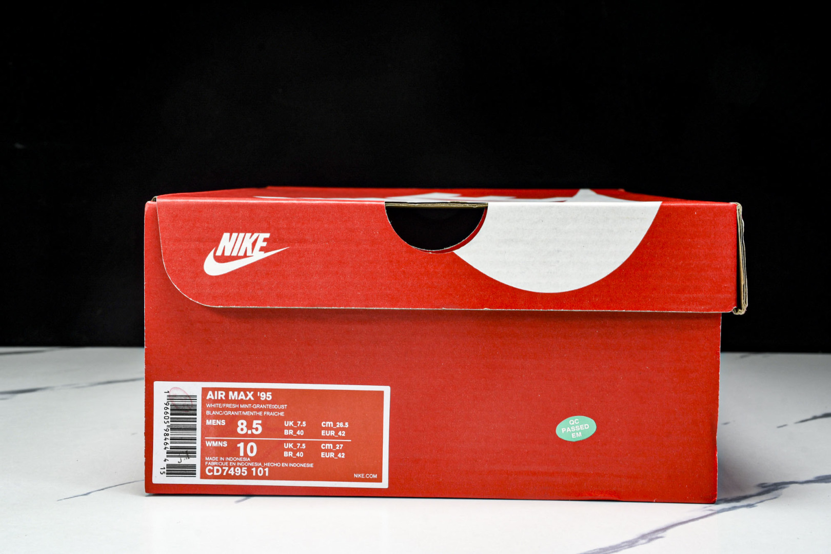  NK Air Max 95 复古减震气垫跑鞋 CD7495-101 尺寸 36 36.5 37.5 3