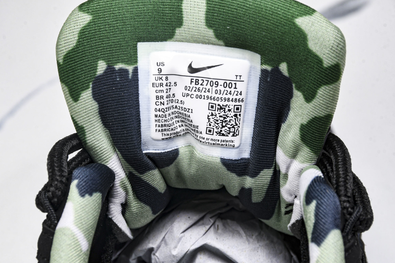  NK 耐克 Air Max 95 S潮流百搭 气垫缓震慢跑鞋 FB2709-001 尺寸 36 36.