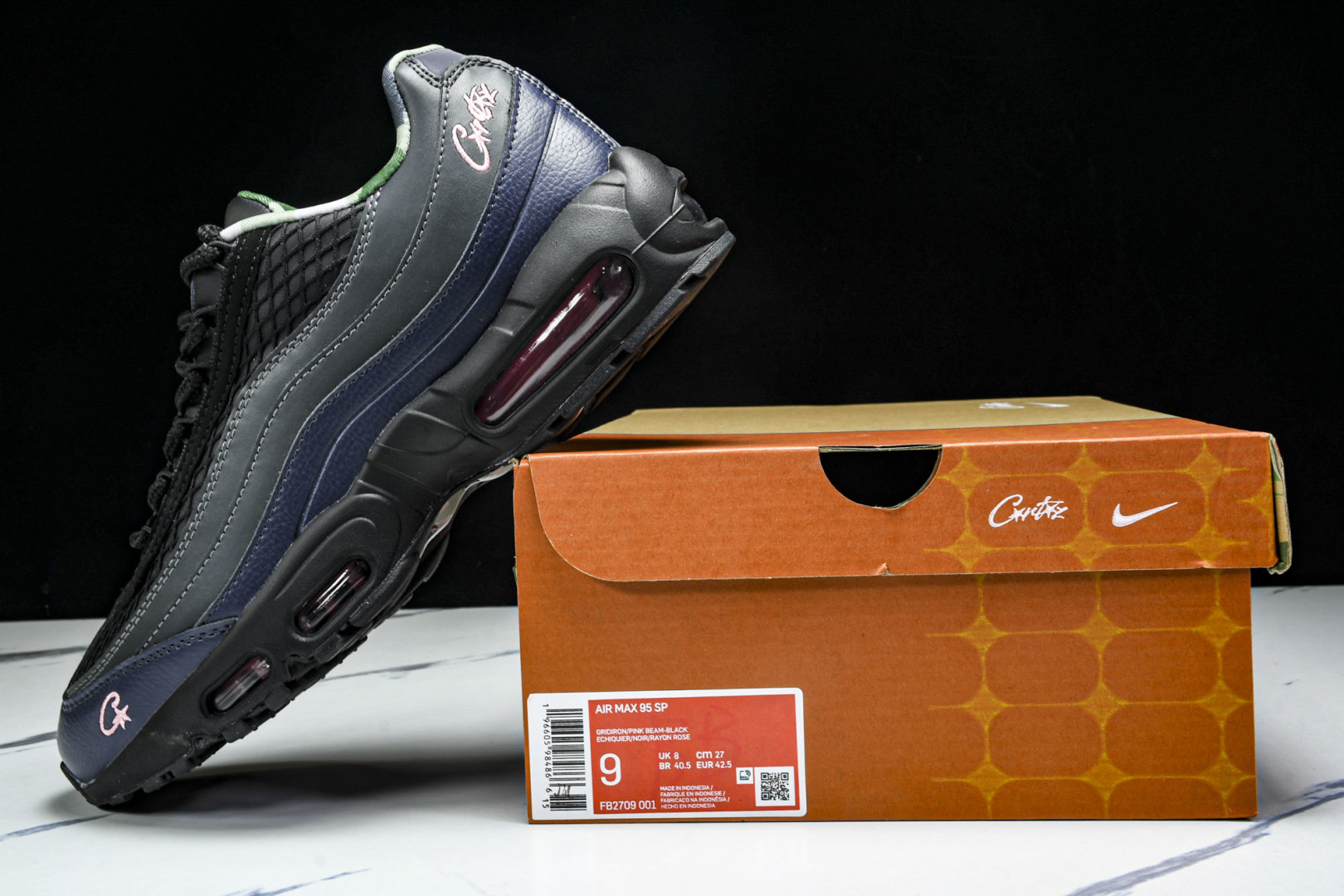  NK 耐克 Air Max 95 S潮流百搭 气垫缓震慢跑鞋 FB2709-001 尺寸 36 36.