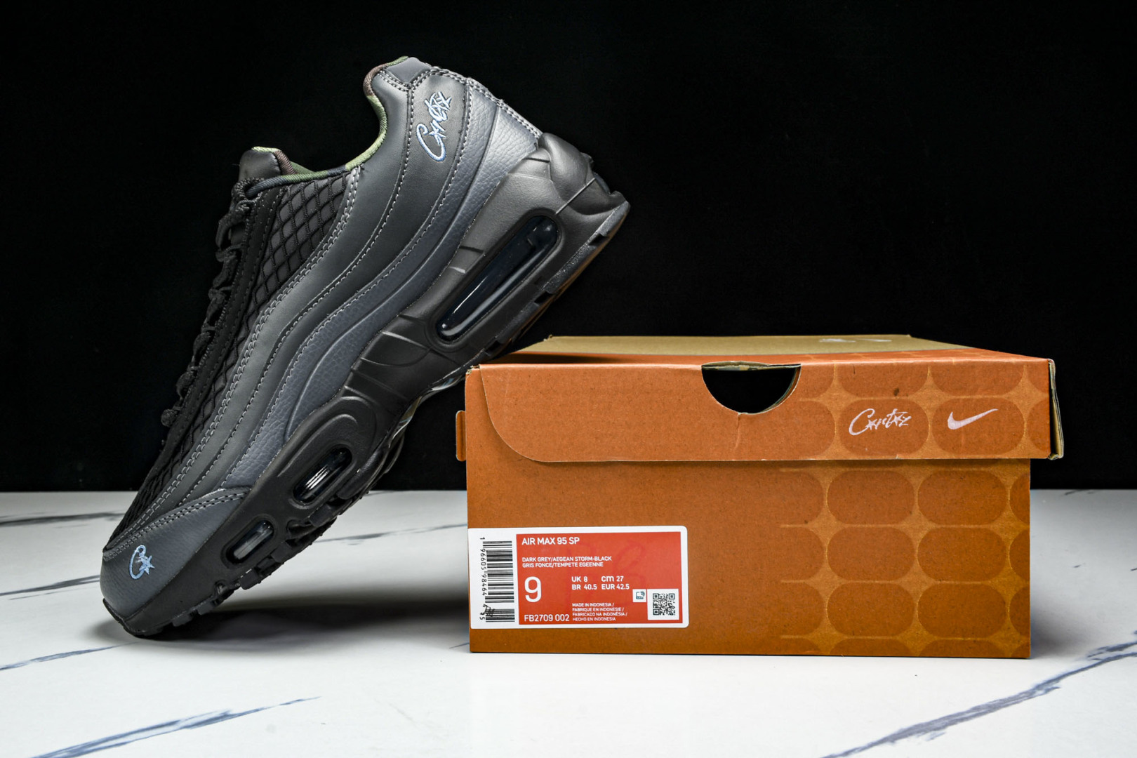  NK 耐克 Air Max 95 S潮流百搭 气垫缓震慢跑鞋 FB2709-002 尺寸 36 36.