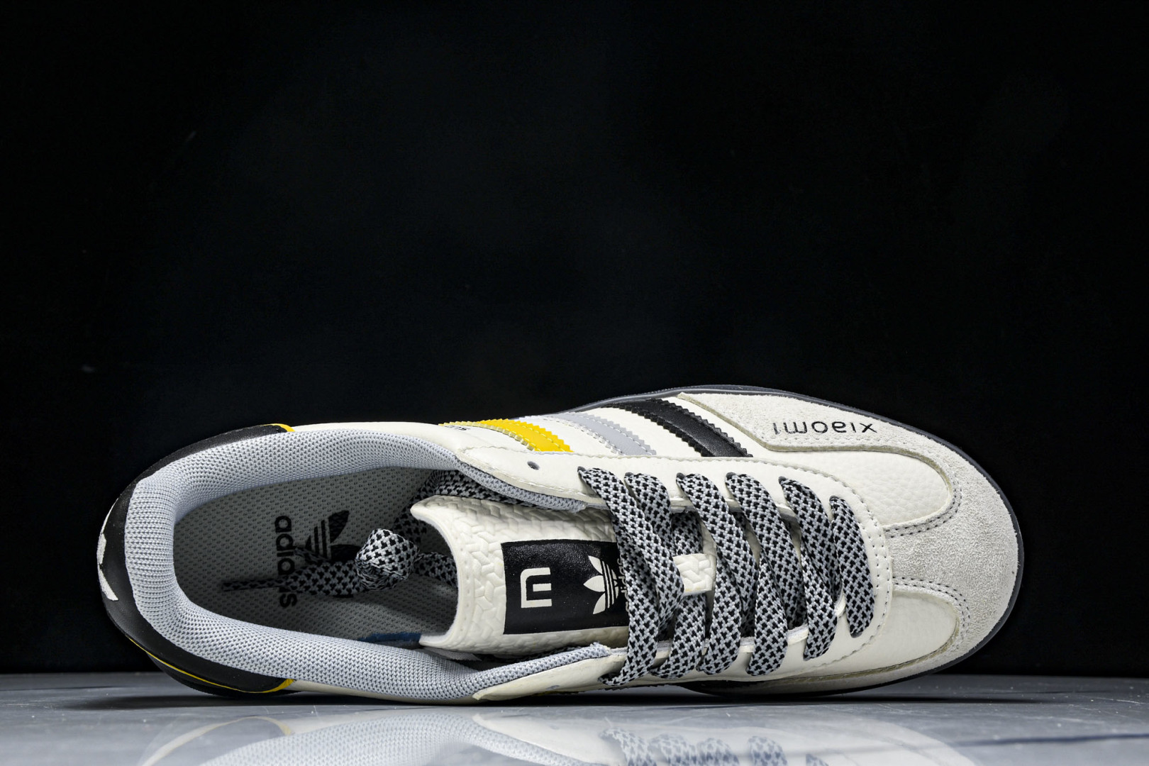  AD Adidas GAZELLE OG 小米联名款 白灰配色 高端定制羚羊 DM1234-013 尺