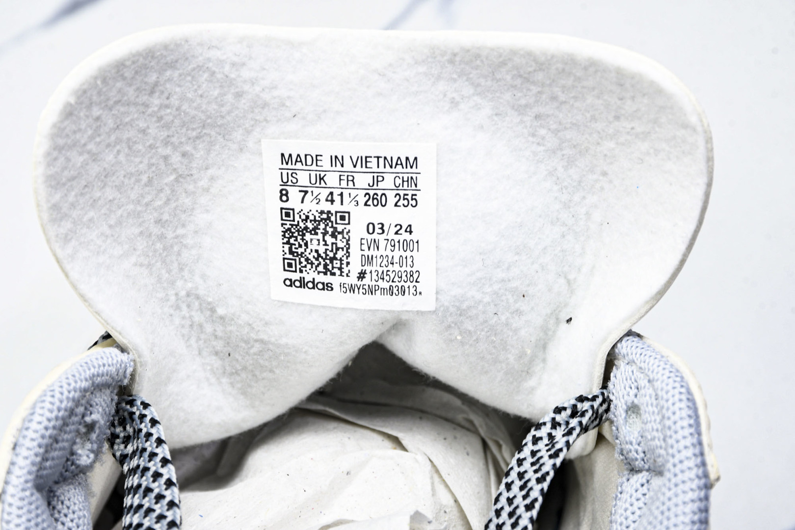  AD Adidas GAZELLE OG 小米联名款 白灰配色 高端定制羚羊 DM1234-013 尺