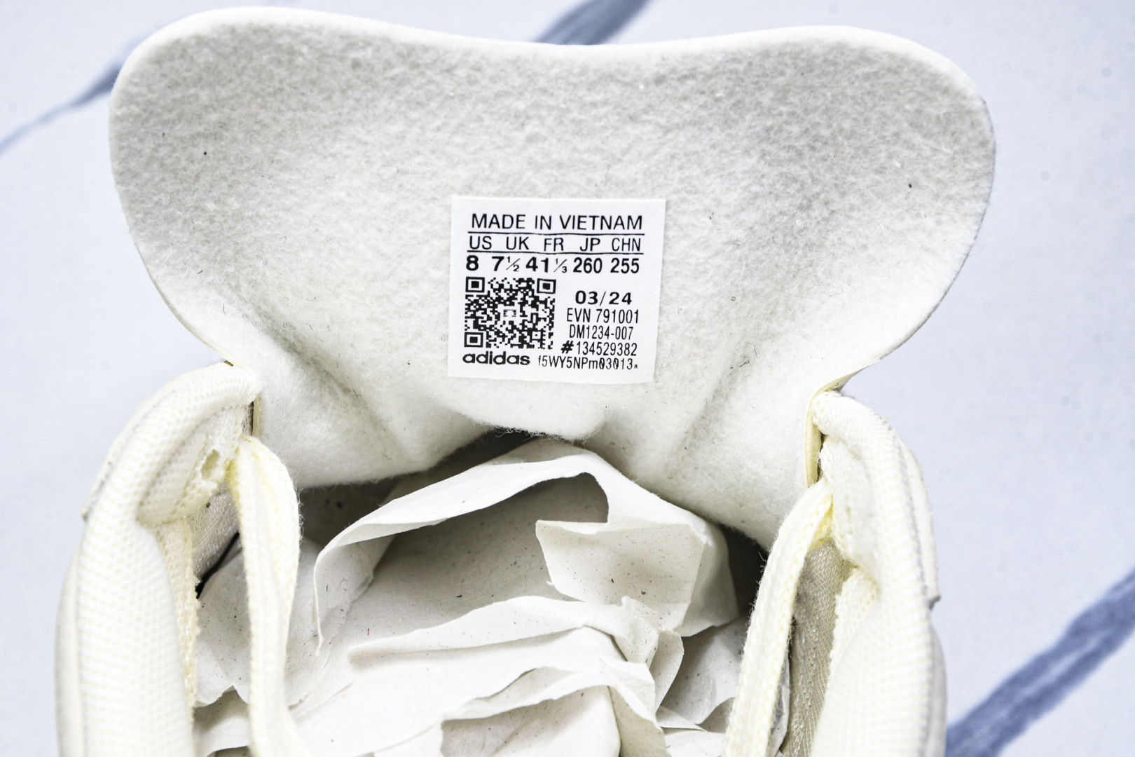  AD Originals Gazelle INdoor x Supreme 白红 DM1234 007