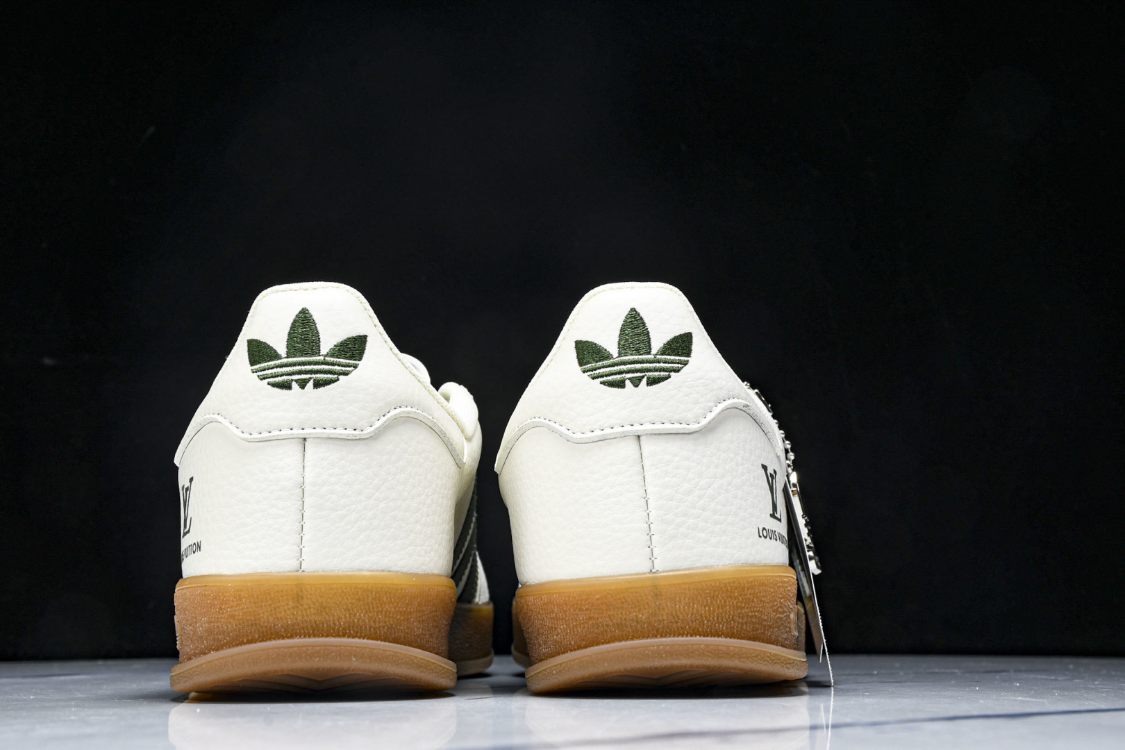  AD originals Samba OG x Louis Vuitton 米白绿生胶 DM1234 