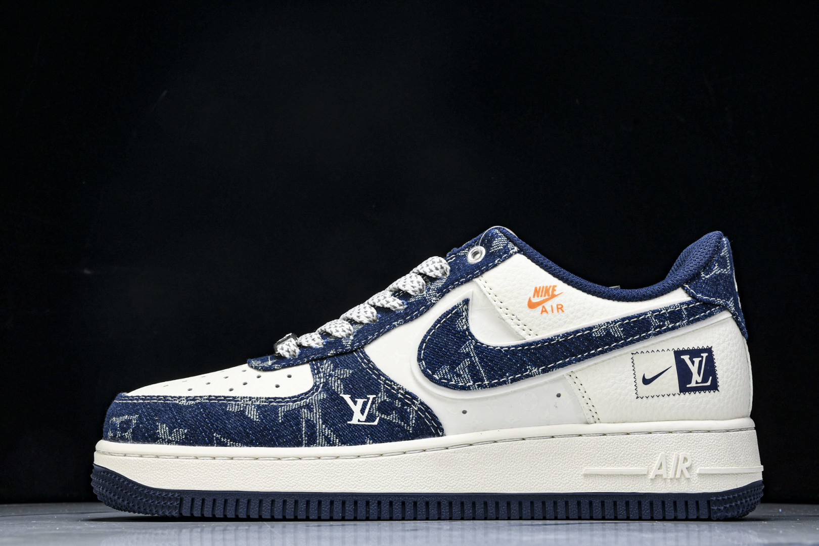   nk Air Force 1'07 Low LV联名 前掌蓝牛仔 空军一号低帮休闲板鞋 YX5066