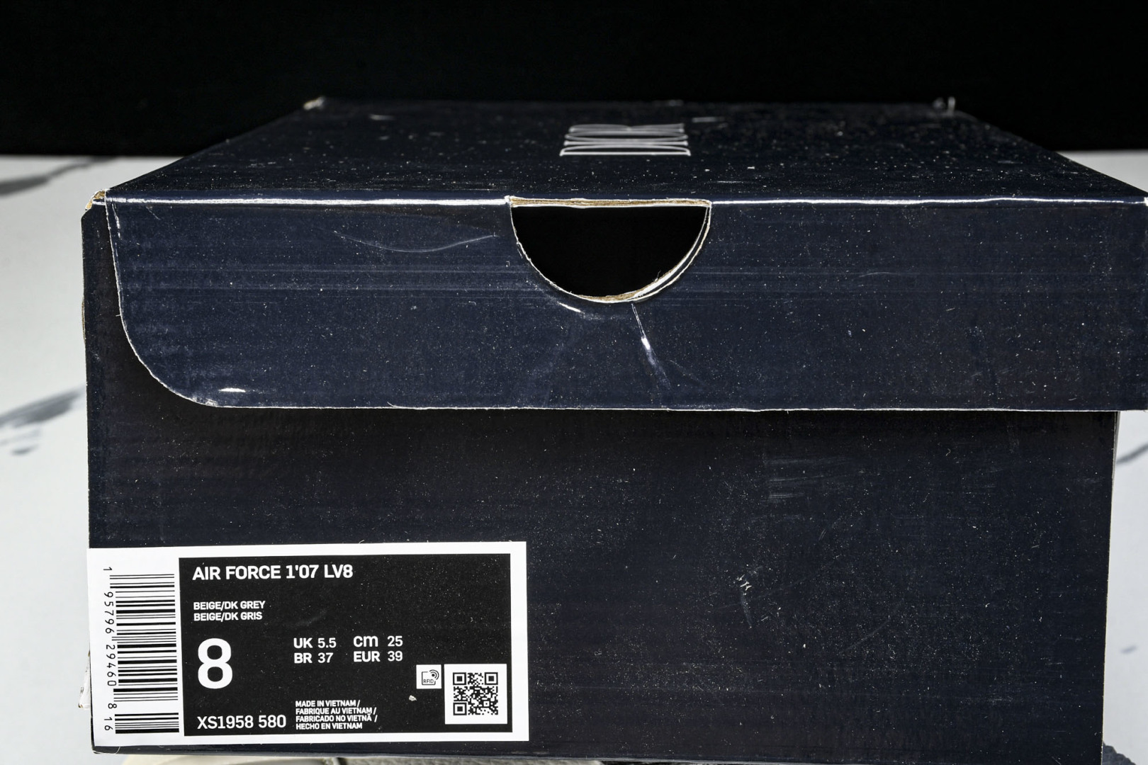   nk Air Force 1'07 Low 迪奥联名 灰花纹织布 空军一号低帮休闲板鞋 XS1958