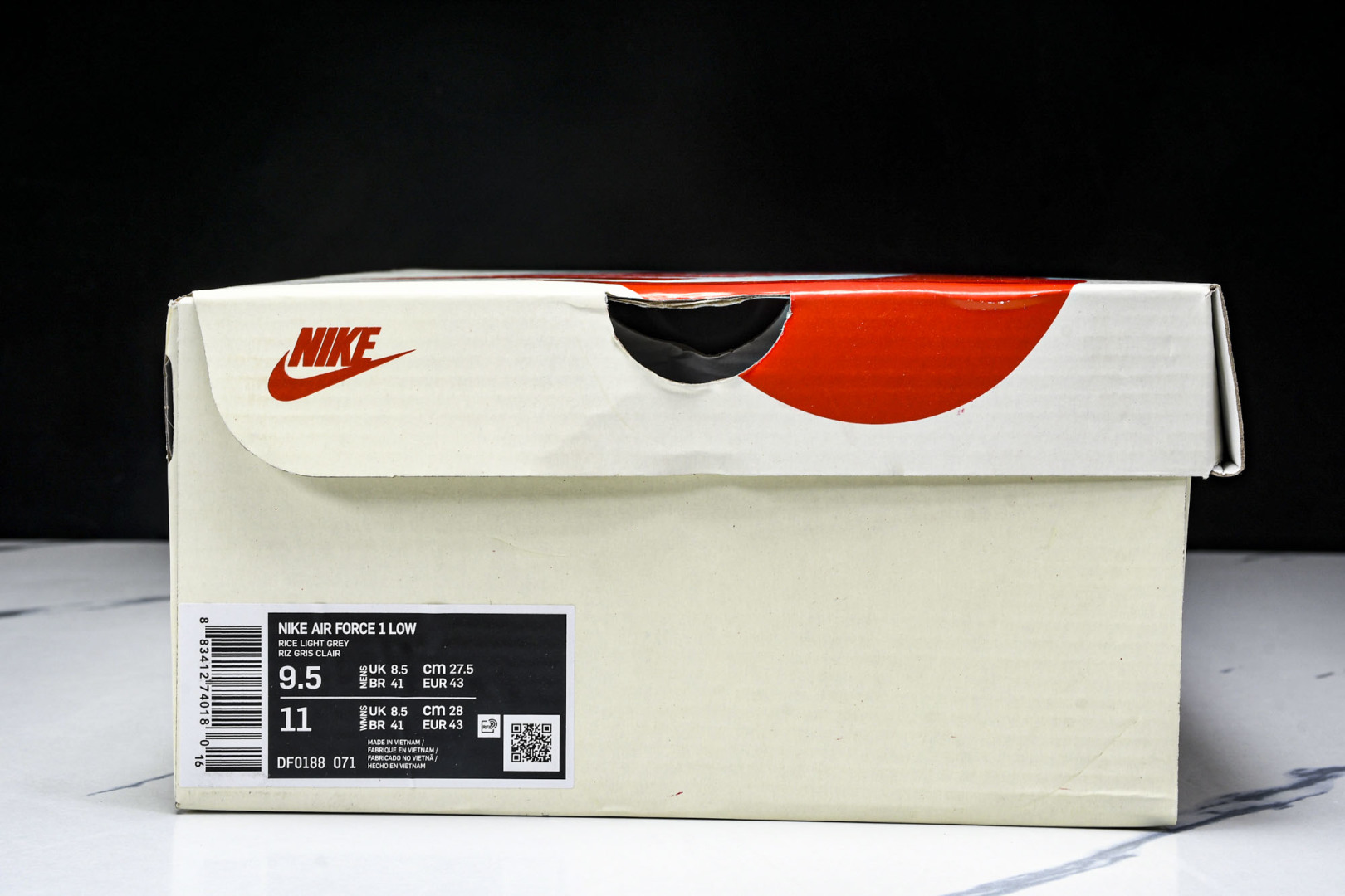   nk Air Force 1'07 Low 米兰鬼脸 空军一号低帮休闲板鞋 DF0188-071 尺