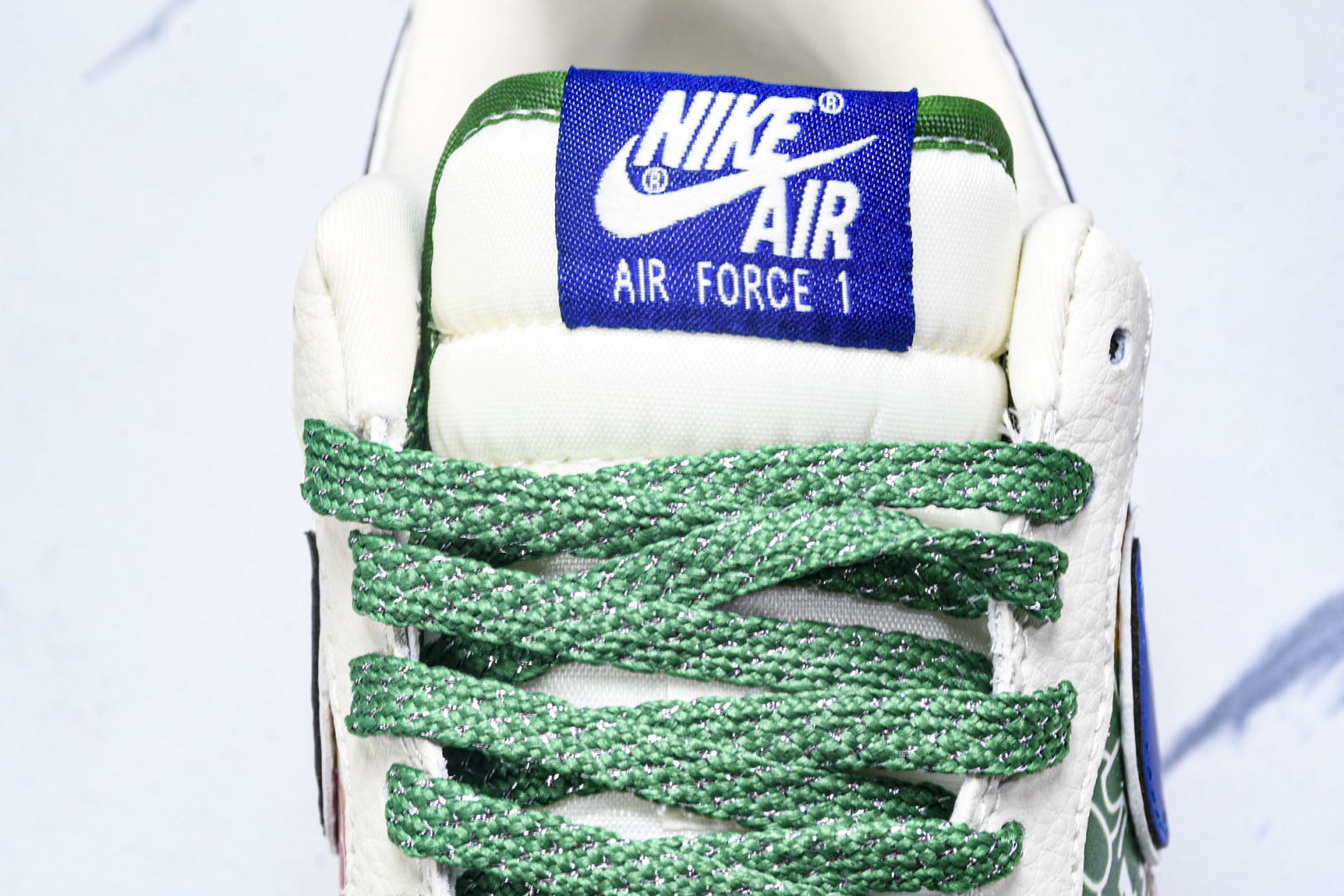   nk Air Force 1'07 Low 米蓝绿拼接 空军一号低帮休闲板鞋 KJ1688-001 